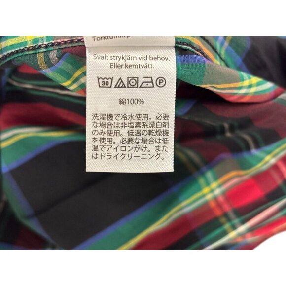 Vineyard Vines Womens Button Up Shirt 12 Multicolor Relaxed Fit Patchwork Plaid - Picture 7 of 10
